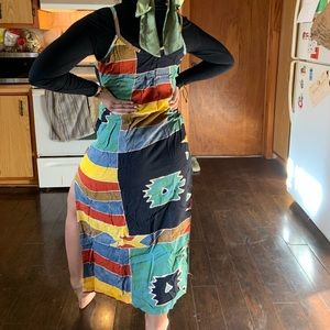 Multicolour Patterned Dress